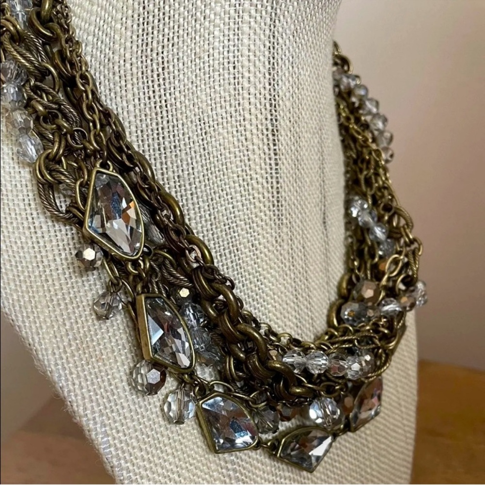 Chloe + Isabel Gold and Crystal Statement Necklace
B1